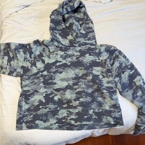 lululemon athletica Camouflage Hoodie - Black and Green